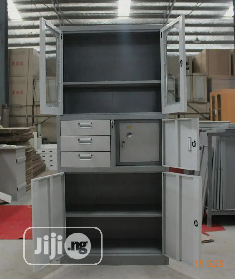 Full Heights Cupboard With Drawers and Safe