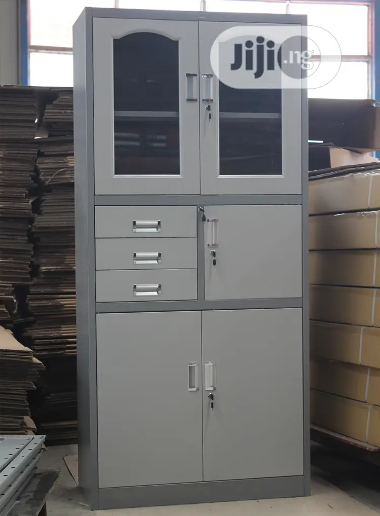 Full Heights Cupboard With Drawers and Safe