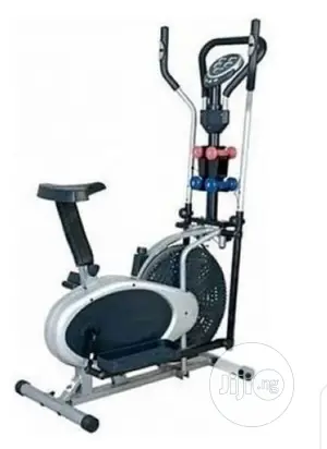 4 Handle Orbitrac Bike With Dumbbells