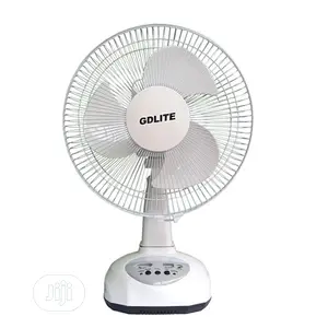 12" AC/DC Fan With 2 Bulbs