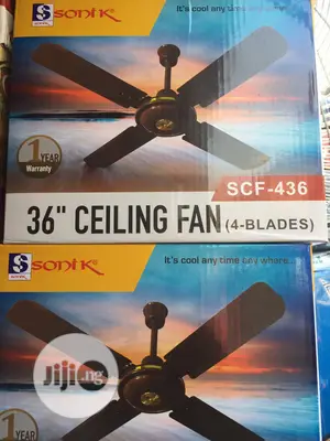 36 Inches Sonik Ceiling Fan