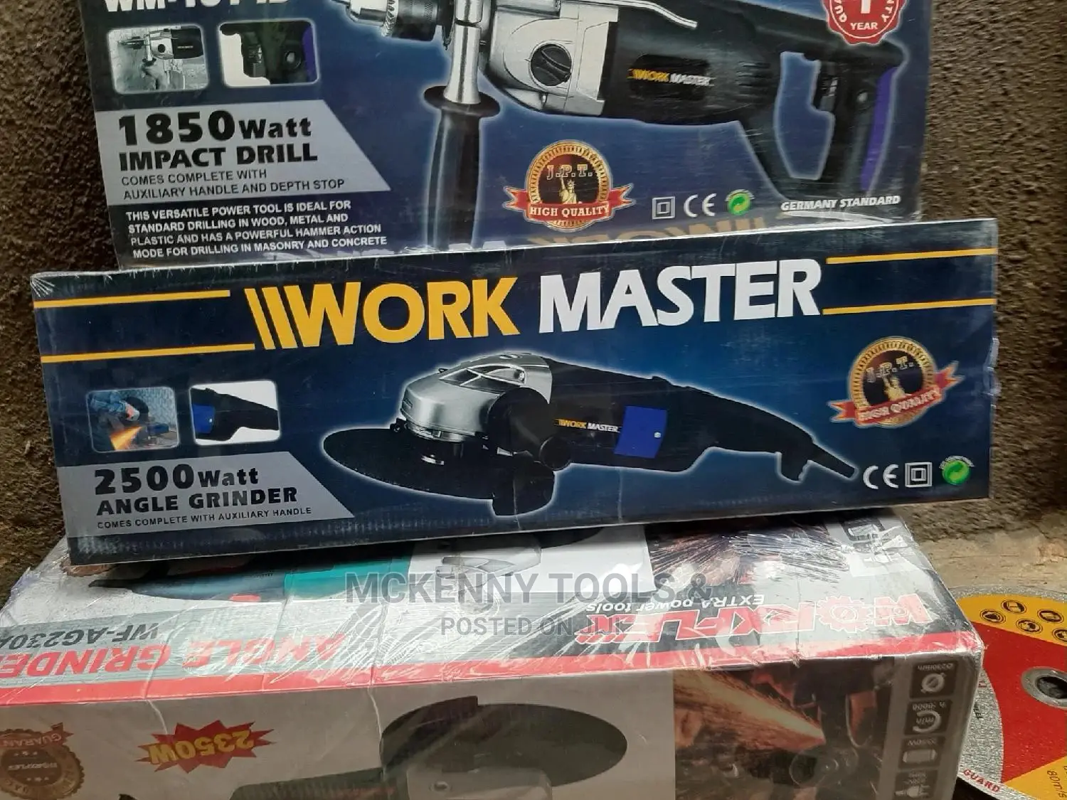 9" Work Master Angle Grinder 2600w