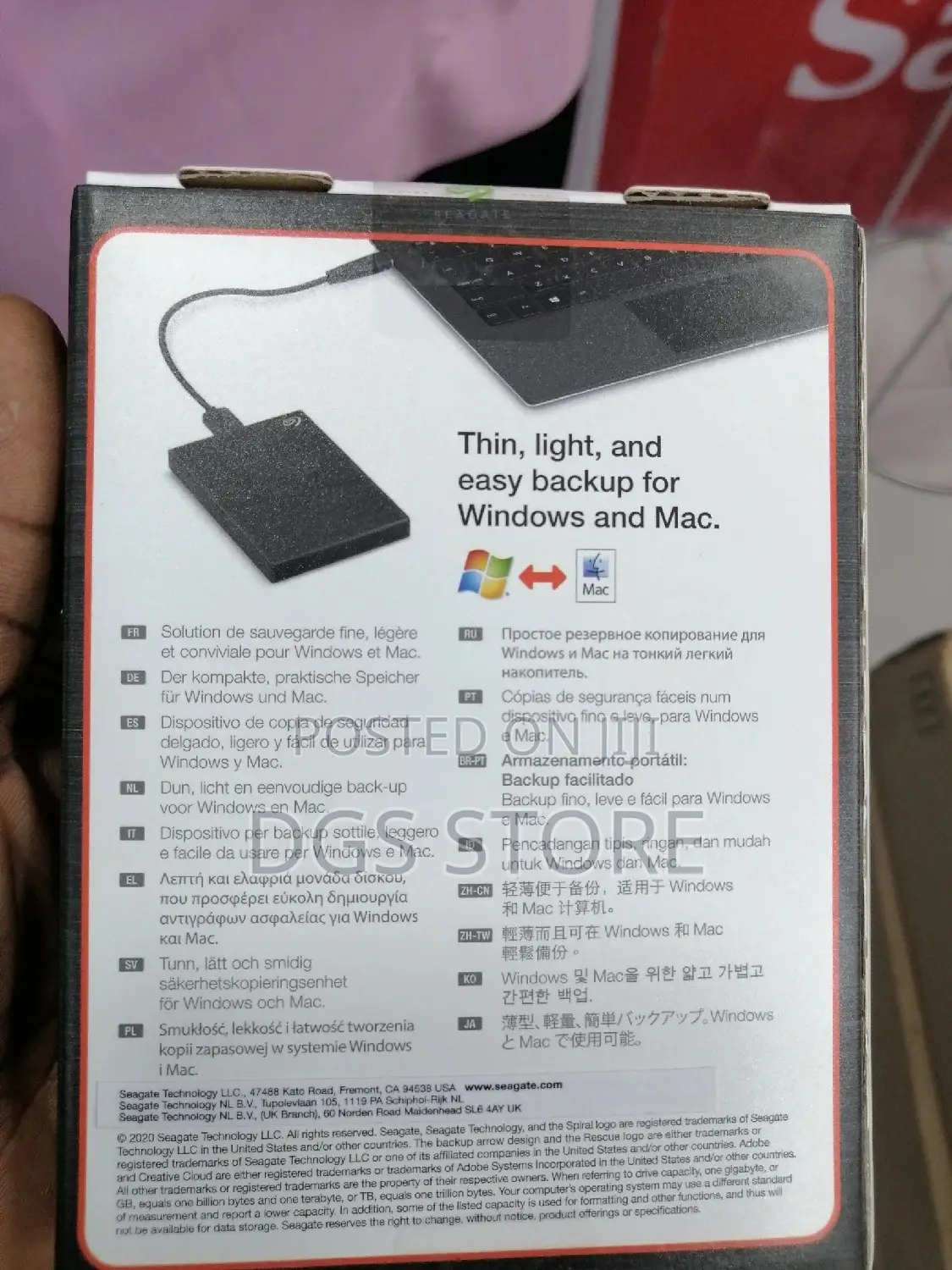 Seagate 1tb One Touch Portable Hard Drive