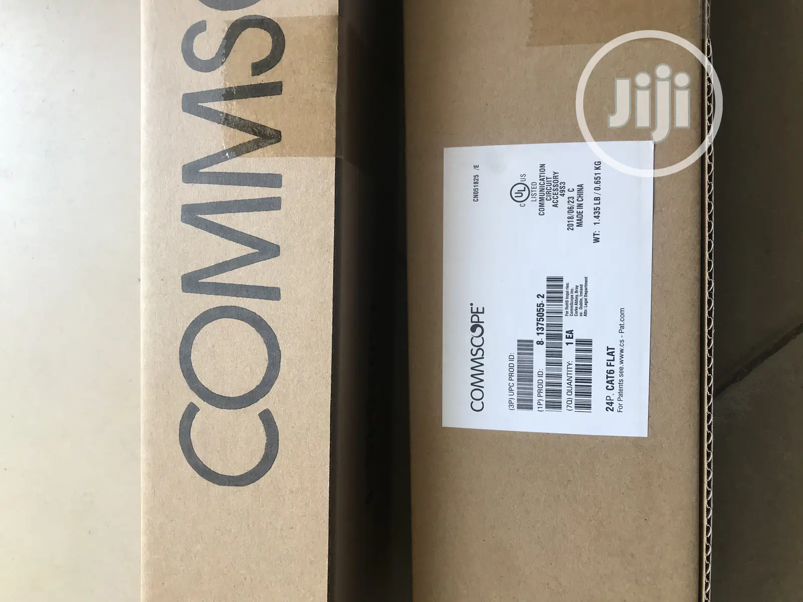 Commscope 24P Cat6 Flat Patch Panel