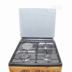 Maxi Gas Cooker 60*60 (3+1) Wood F6b31g2