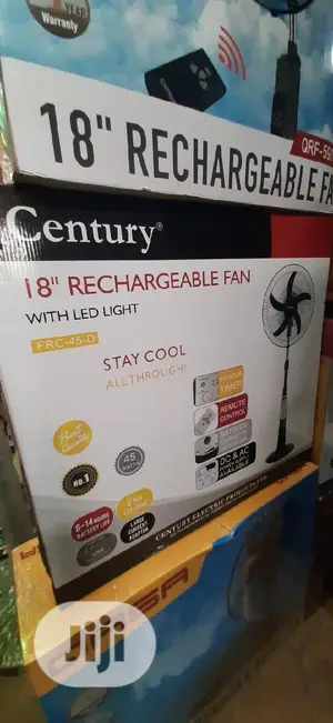 Century Rechargeable Standing Fan