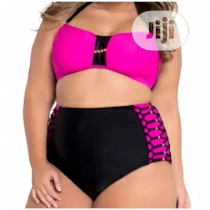 Emfed Bandeau High Waist Bikini Swimsuit
