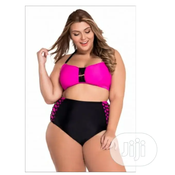 Emfed Bandeau High Waist Bikini Swimsuit