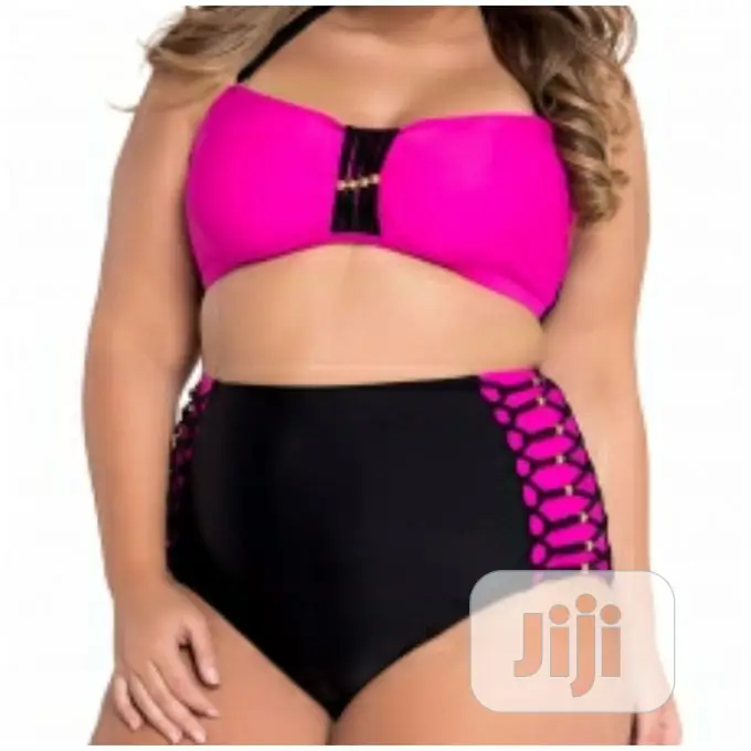 Bikini Emfed Bandeau High Waist Swimsuit