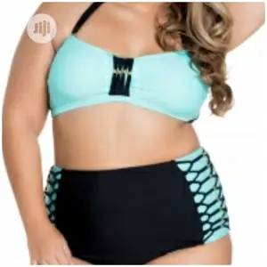 Classic Green High Waist Bikini Swimsuit