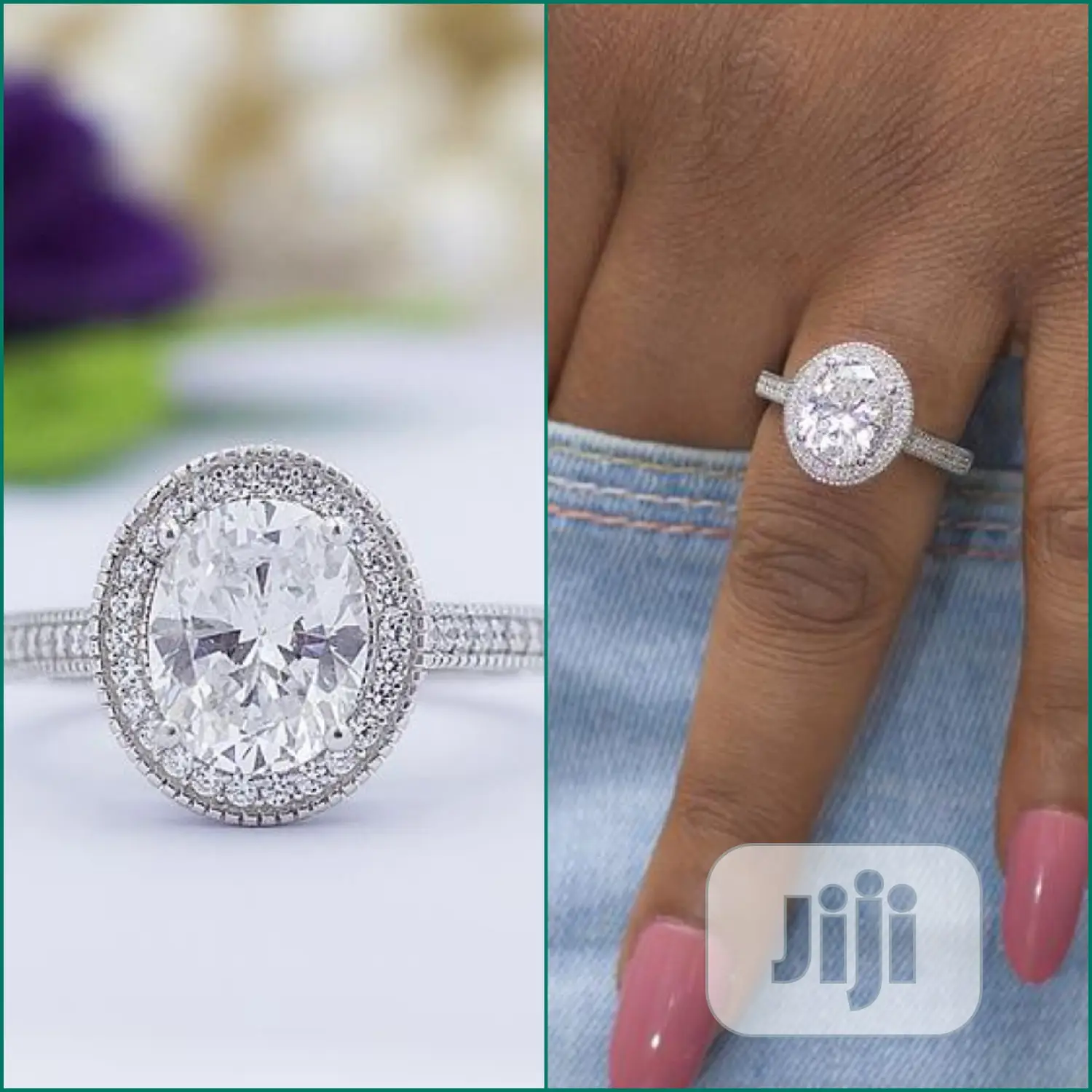 Silver Engagement Ring