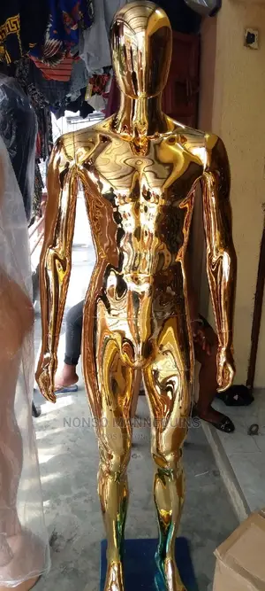 Gold Man Full Body Faceless Fashion Display Mannequin