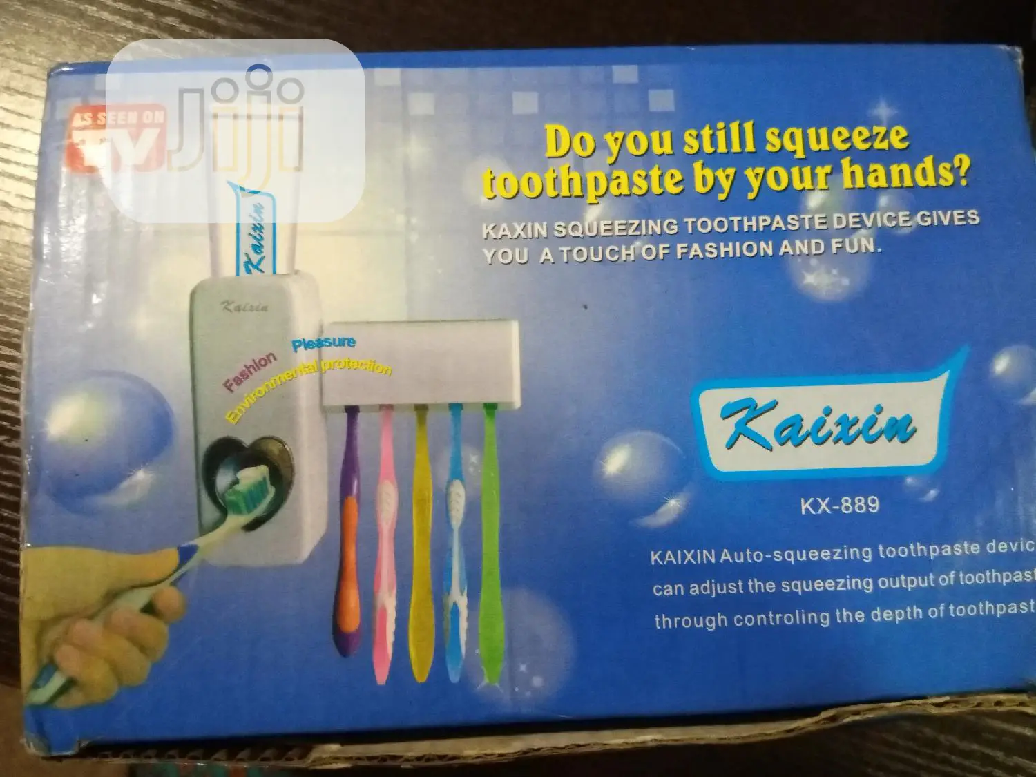 Toothpaste Dispenser and Brush Holder