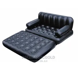 Inflatable Leather Bed and Pull Out Sofer With Pump