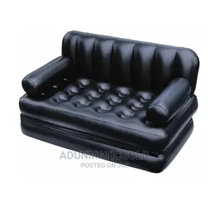 Inflatable Leather Bed and Pull Out Sofer With Pump