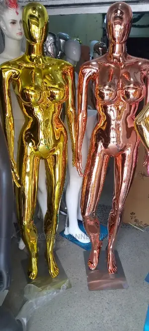 Gold Chrome Rose Gold Big Breast Size 12 Female Mannequins