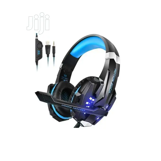 Gaming Headset With Light Mic Bass for PS4 Xbox PC Computer