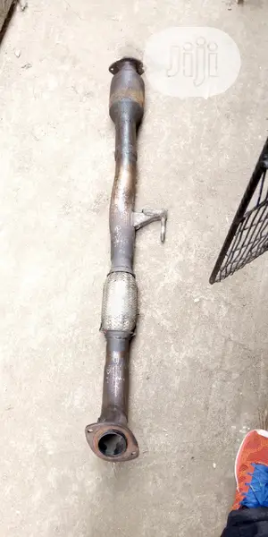 Exhaust Pipe With Net With Catalyst