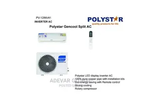 Polystar 1hp Split Inverter AC Air Conditioner
