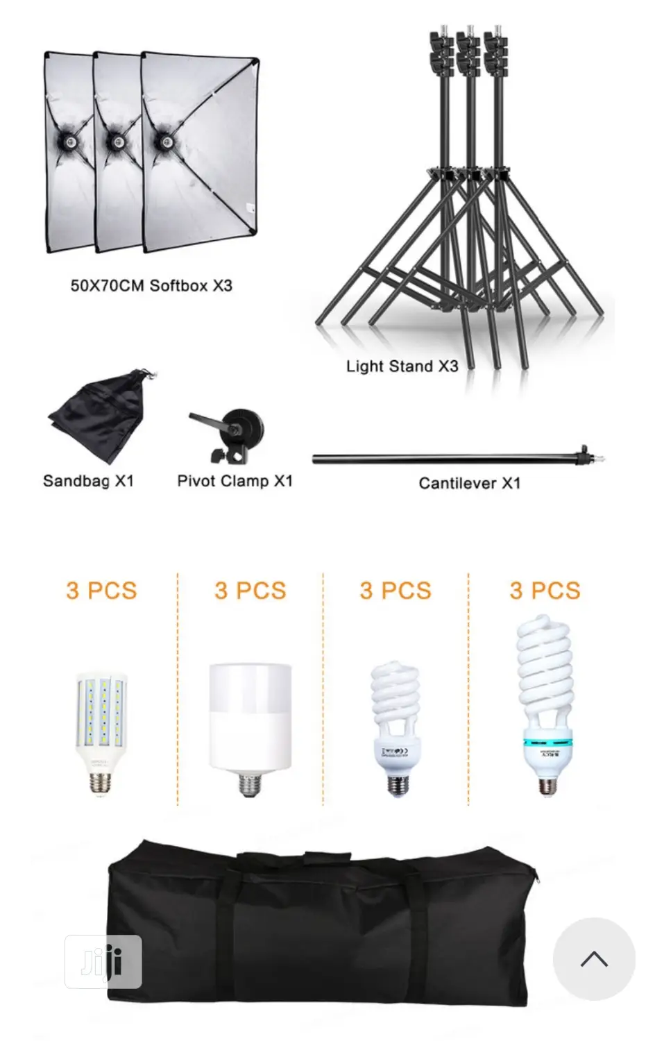 Photography Studio Softbox Lighting Kit