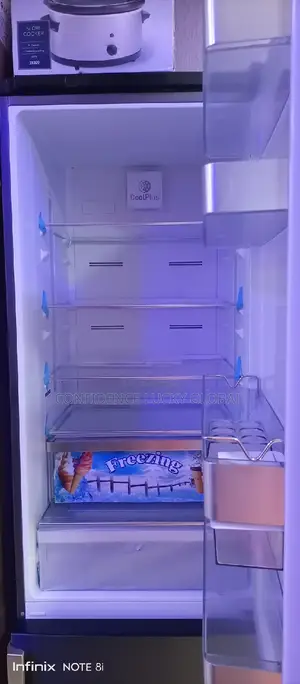 Fridge and Freezer With Water Dispenser
