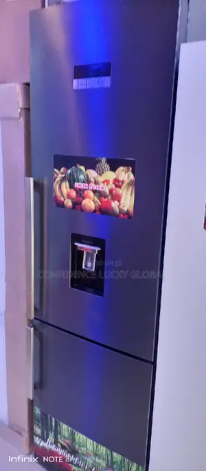 Fridge and Freezer With Water Dispenser