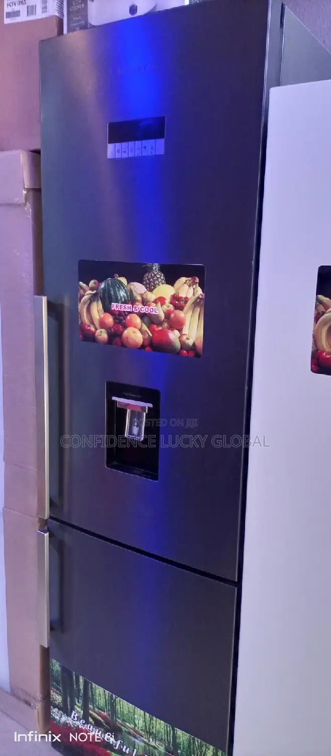 Fridge and Freezer With Water Dispenser