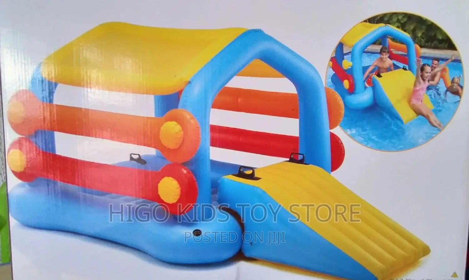 Inflatable Island With Slide
