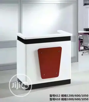 1.2 Meters White Office Reception Table