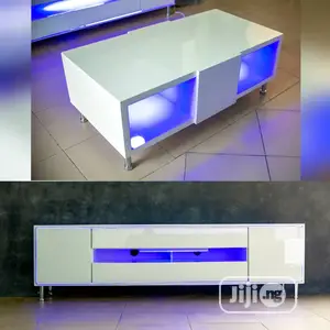 Center Table and TV Set With Light