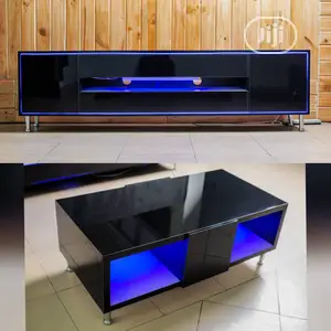 Center Table and TV Set With Light