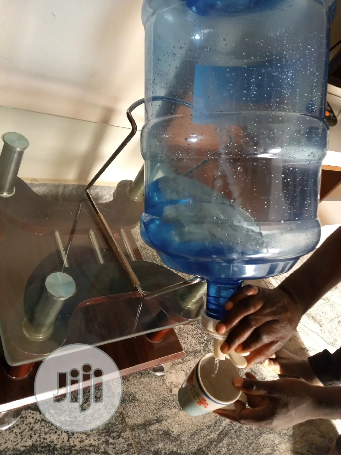 Water Dispenser Bottle Stand And Tap