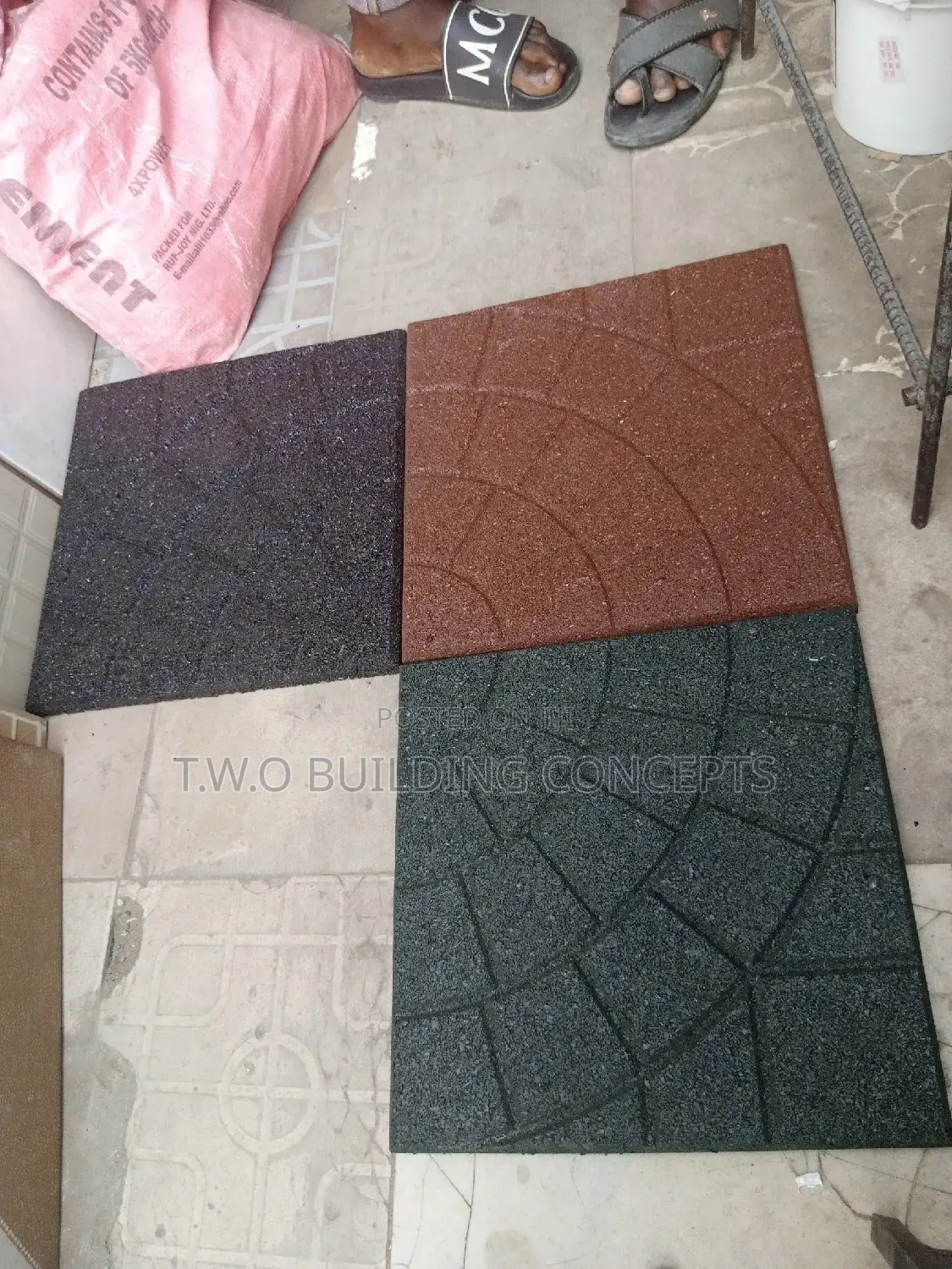 Rubber Stamp for Outside Floor