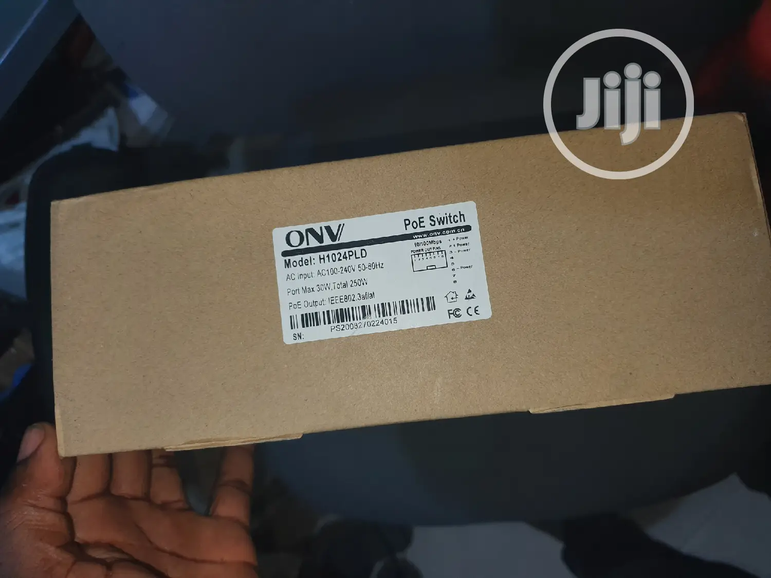 Onv 24port 10/100 Fast Ethernet Poe Switch