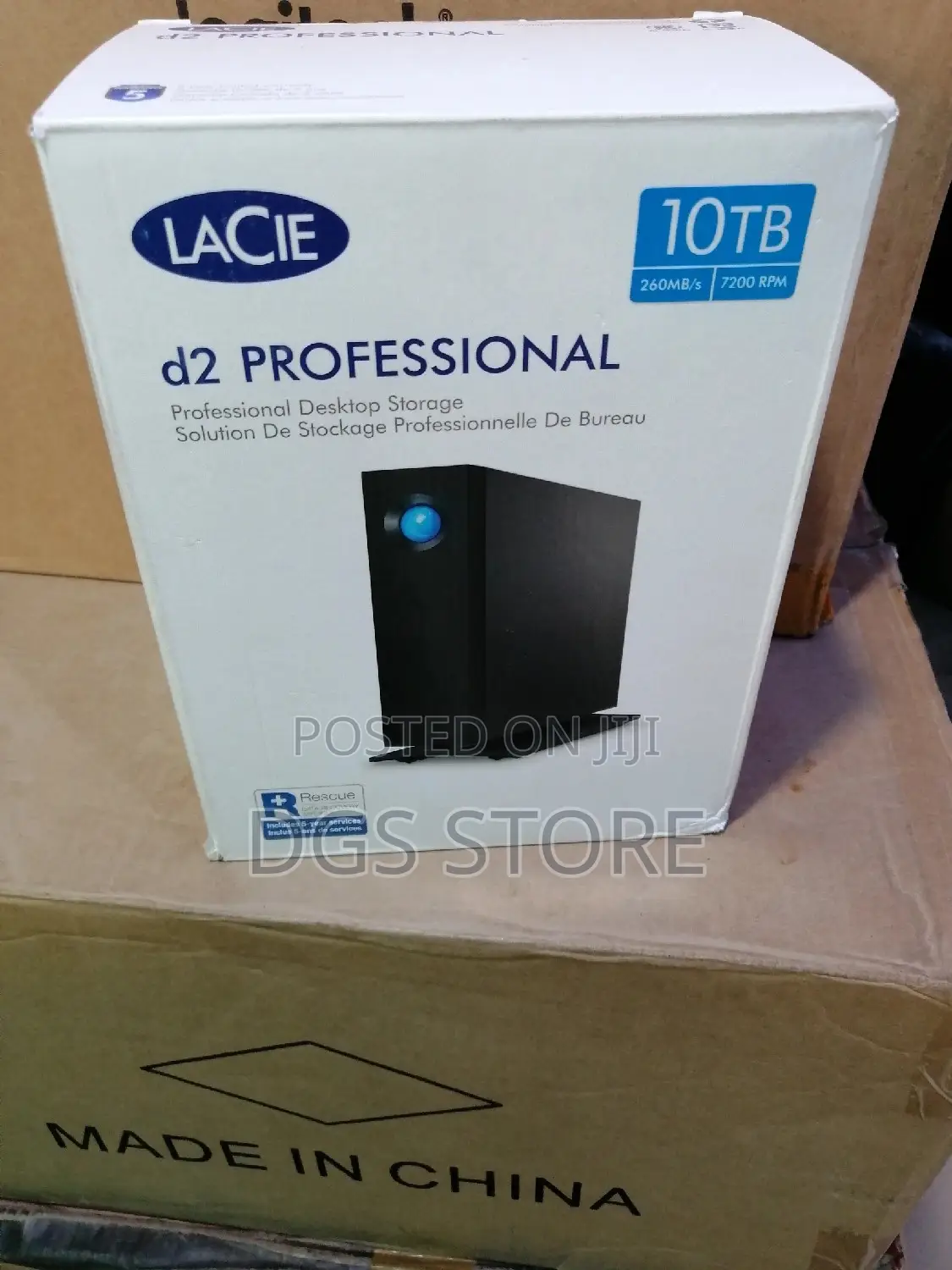 Lacie D2 Professional External Hard Drive 10tb