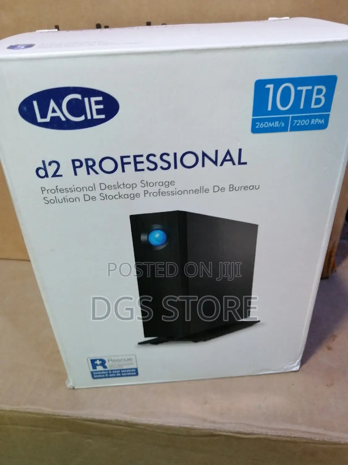 Lacie D2 Professional External Hard Drive 10tb