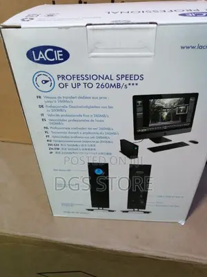 Lacie D2 Professional External Hard Drive 10tb