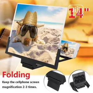 14'' Folding Mobile Phone 3D HD Screen Amplifier Stand