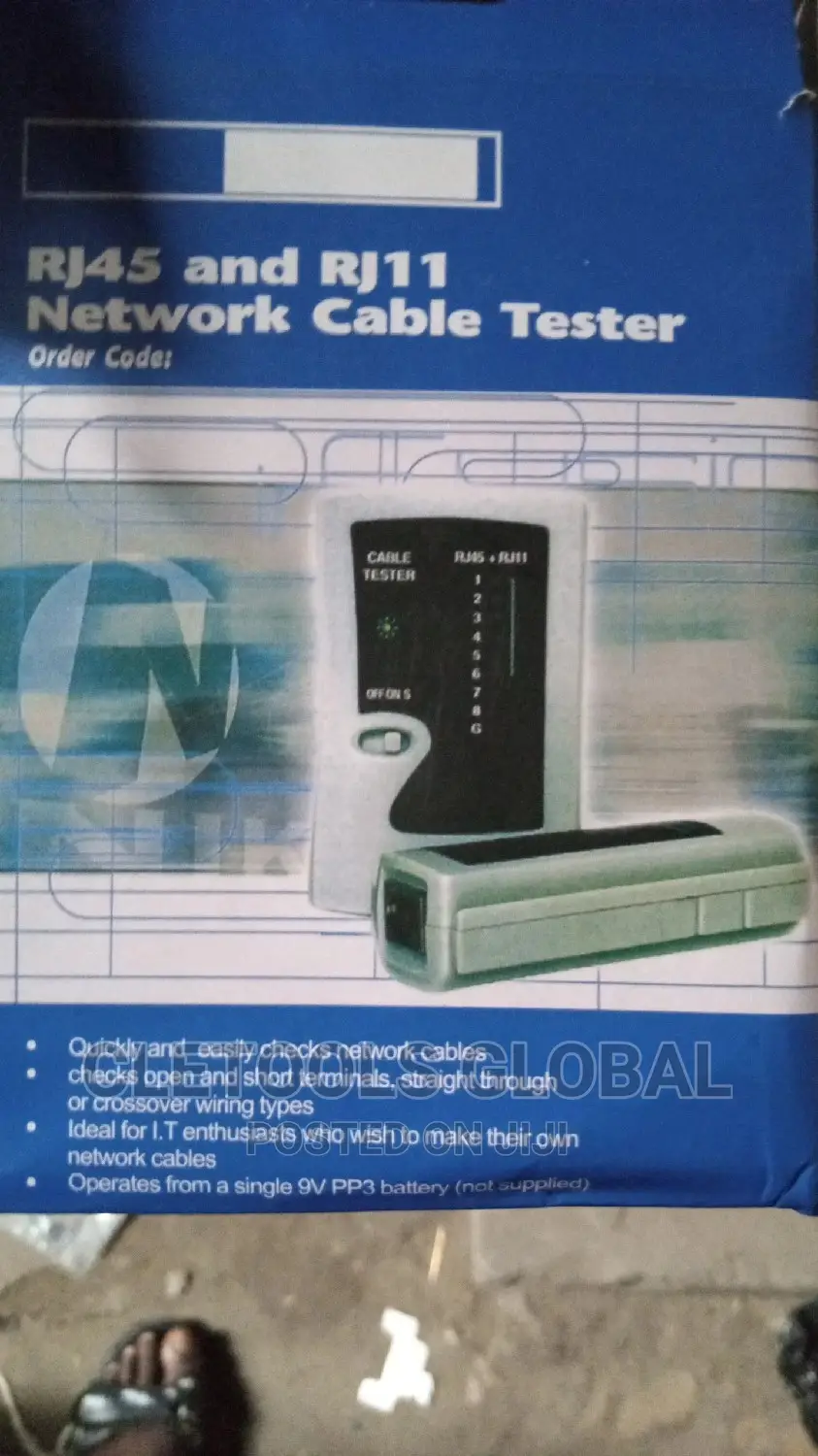 Rj 45 and Rj 11 Network Cable Tester
