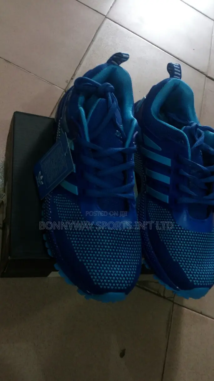 Blue Adidas Performance Jugging Canvas Size 42