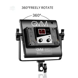 GVM Bi-Color Led Studio Video 2-Panel Light Kit