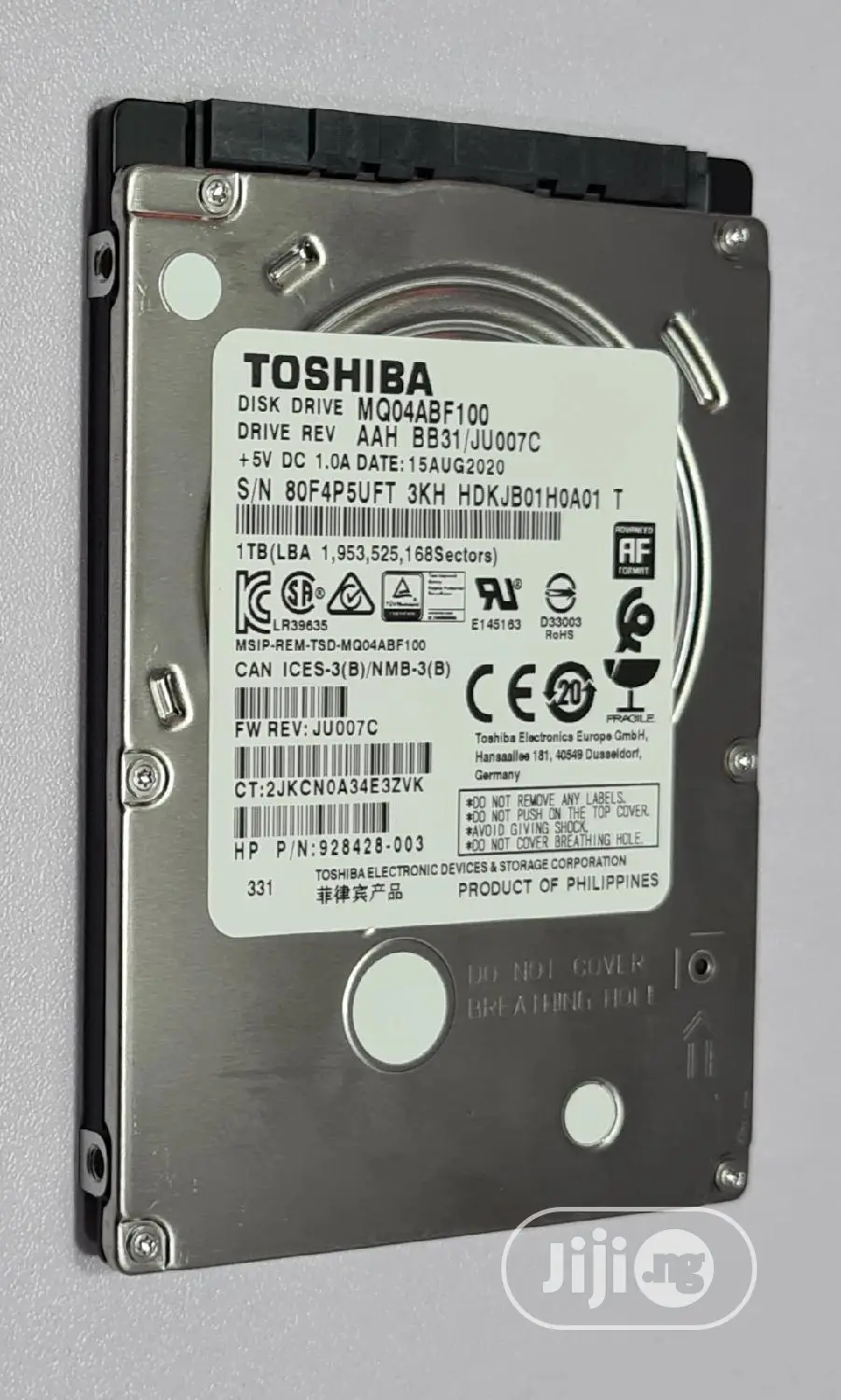 Toshiba 1tb HDD