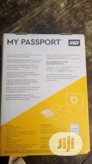 2tb External HDD Wd My Passport