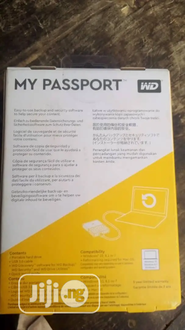2tb External HDD Wd My Passport