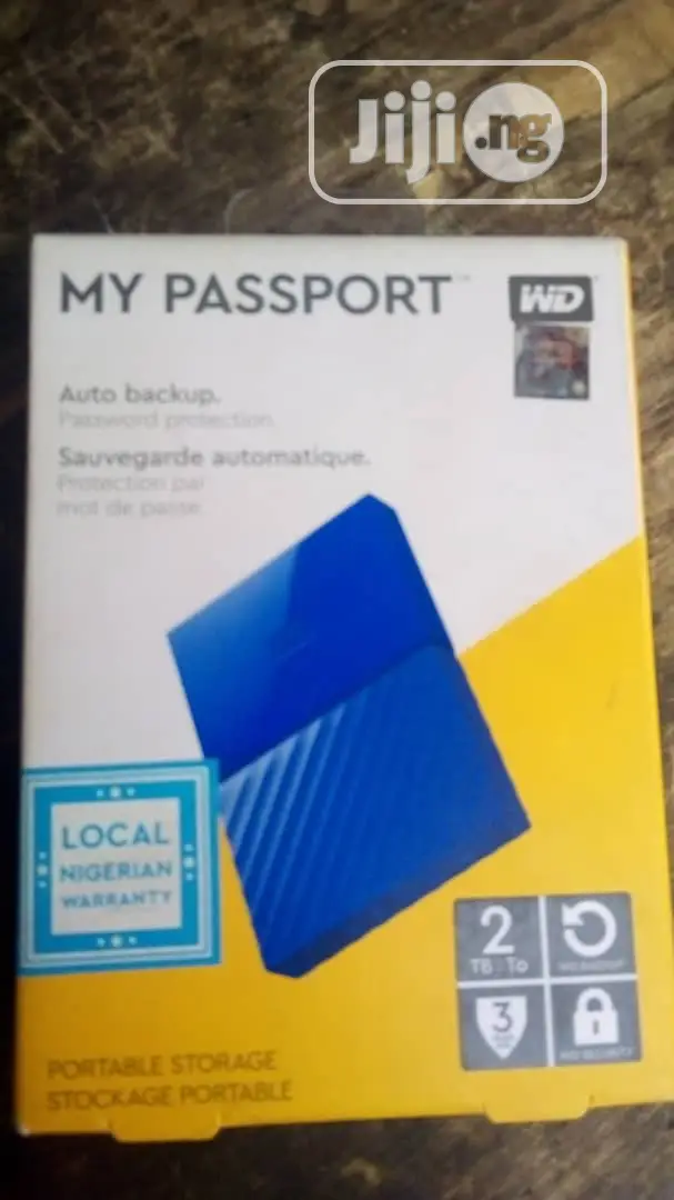 2tb External HDD Wd My Passport