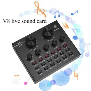 V8 Audio Live Show USB External Sound Card