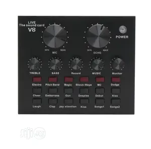 V8 Audio Live Show USB External Sound Card
