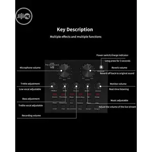 V8 Audio USB External Sound Card