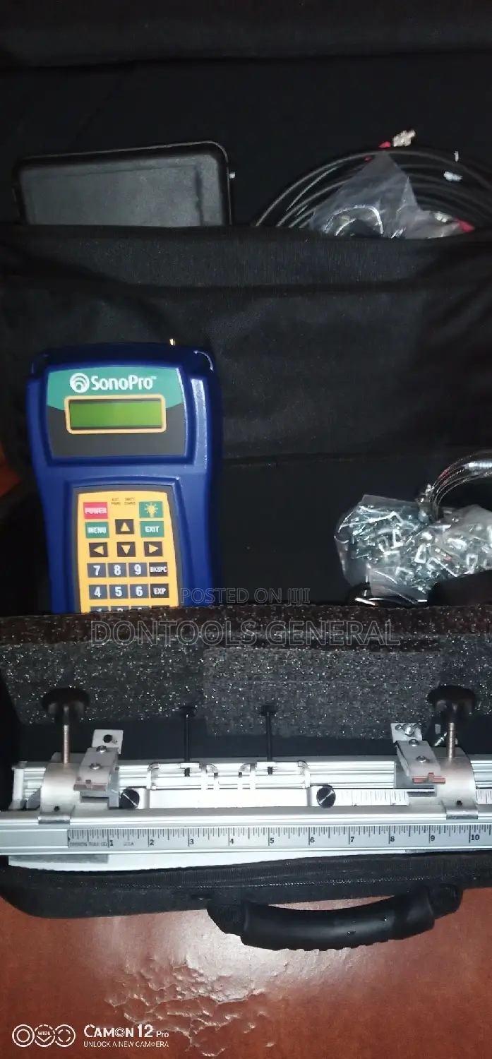 Sonopro Portable Transit Time Clamp-On Ultrasonic Flowmmeter