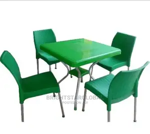 Plastic Chair and Table